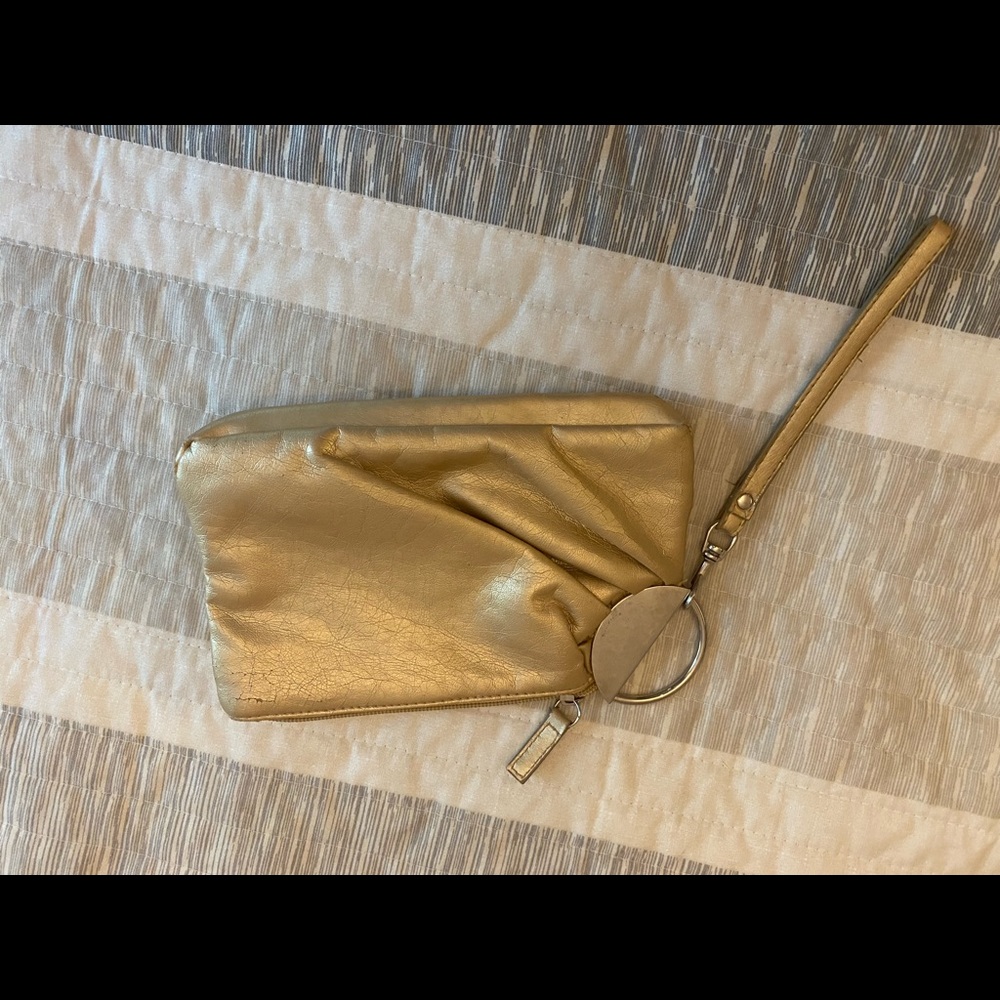 Gold clutch from Aldo